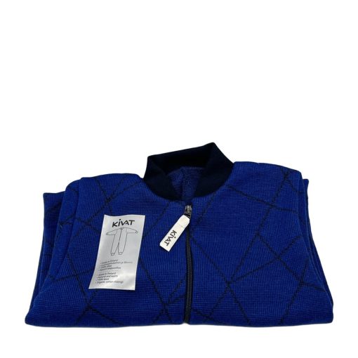 Ulloverall strl 90 blå/spindelnät