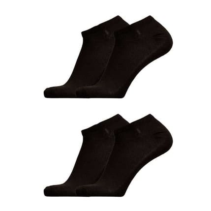 Merinoullsstrumpor - Ankel (svart)